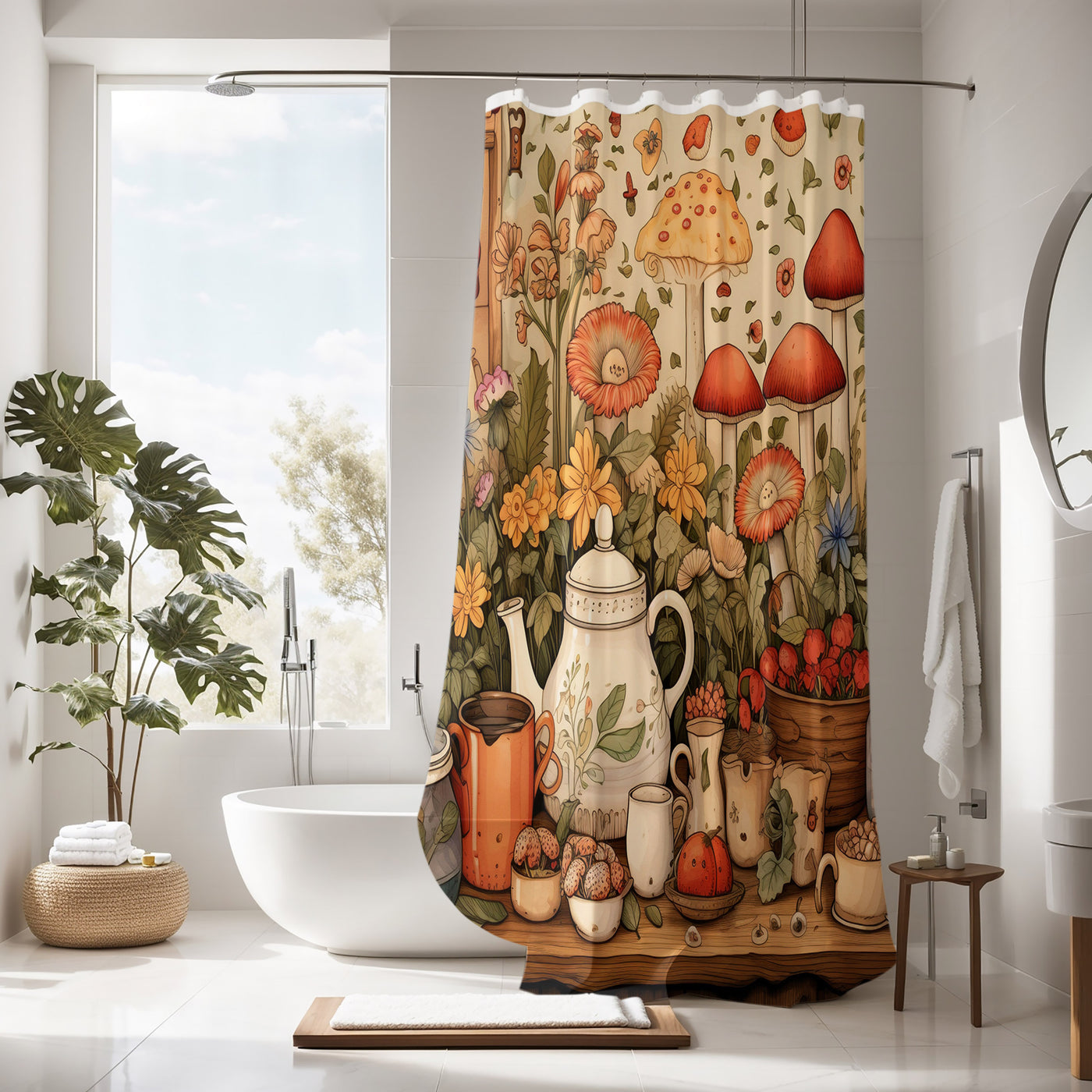 Cottage Core Charm Shower Curtain – Folk N Funky