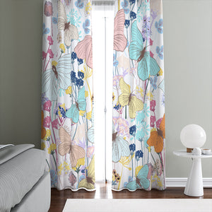 Boho Butterfly Window Curtains